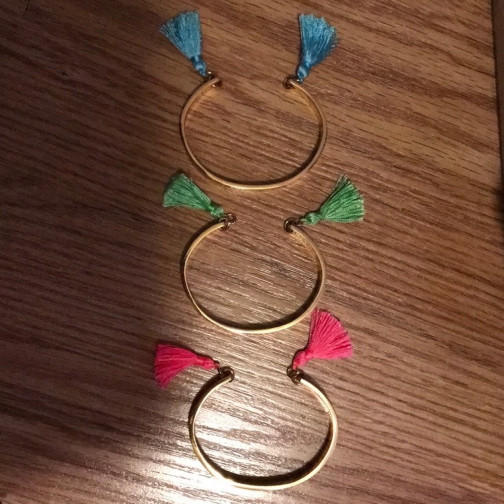 Lilly Pulitzer Tassel Bracelet Trio